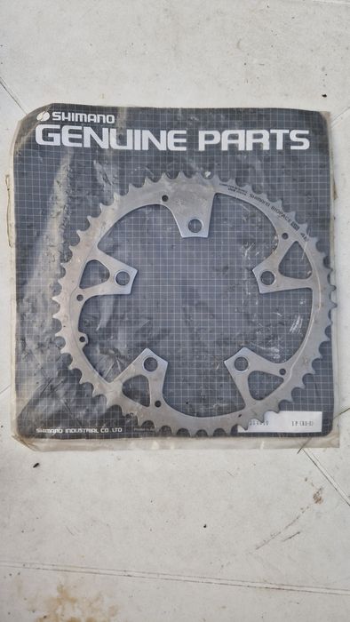 Plateau SHIMANO 600 BIOPACE SG 130mm 52 dents 7/8 Vitesses Acier Argent Vintage Nos