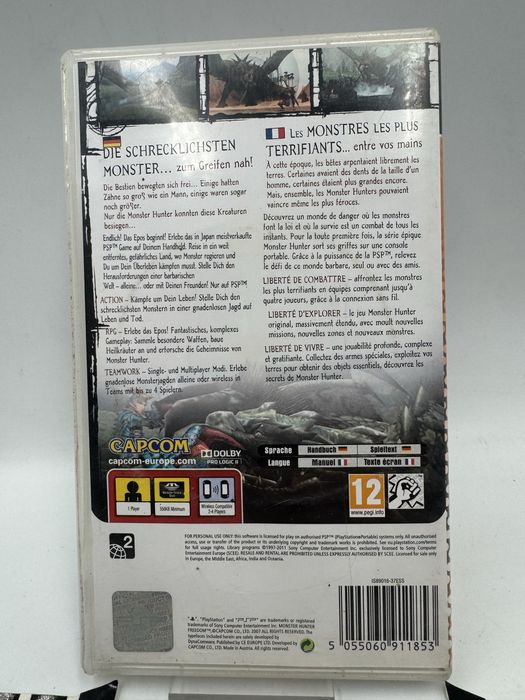 Monster Hunter Freedom PSP Gwarancja