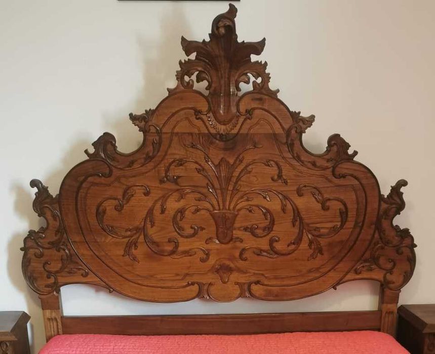 Quarto completo mobilia em madeira maciça estilo d. Jose