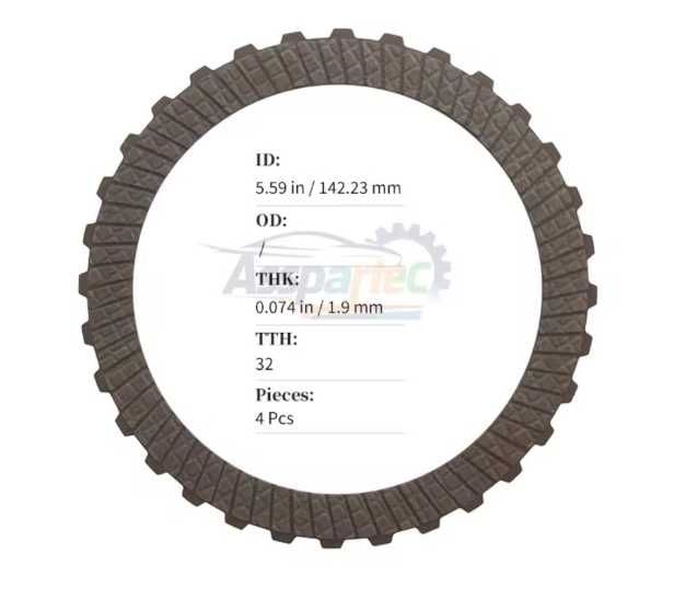 Комплект фрикційних дисків  DCT450 (MPS6)  08-up