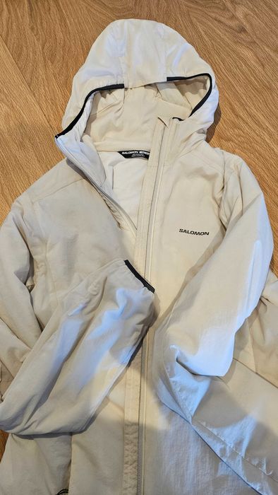 Casaco Salomon Mountain Flex branco creme mulher