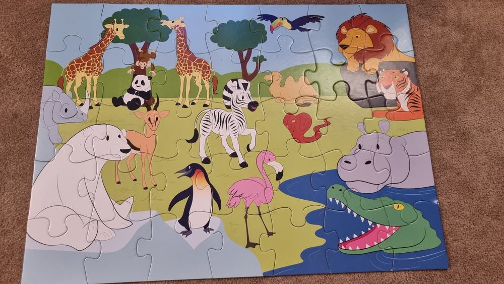 Puzzles gigantes de 35 e 48 peças