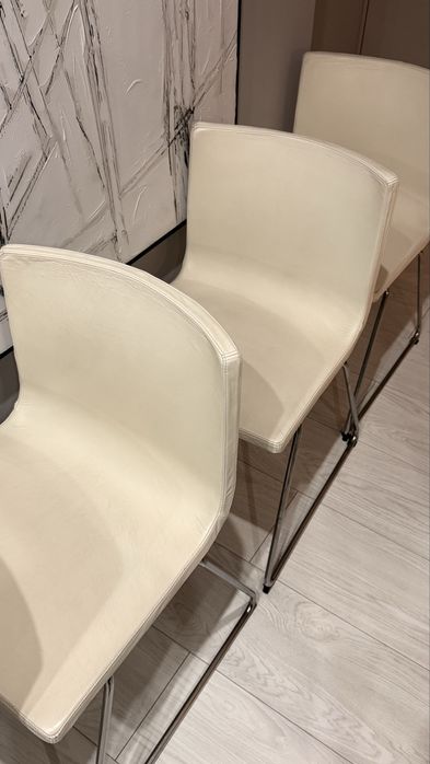 Krzesło do jadalni ikea skóra naturalna
