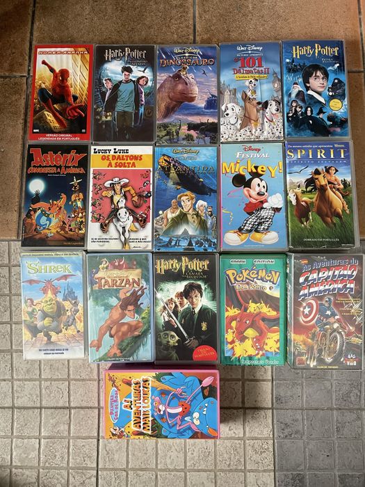 Filmes de animação VHS