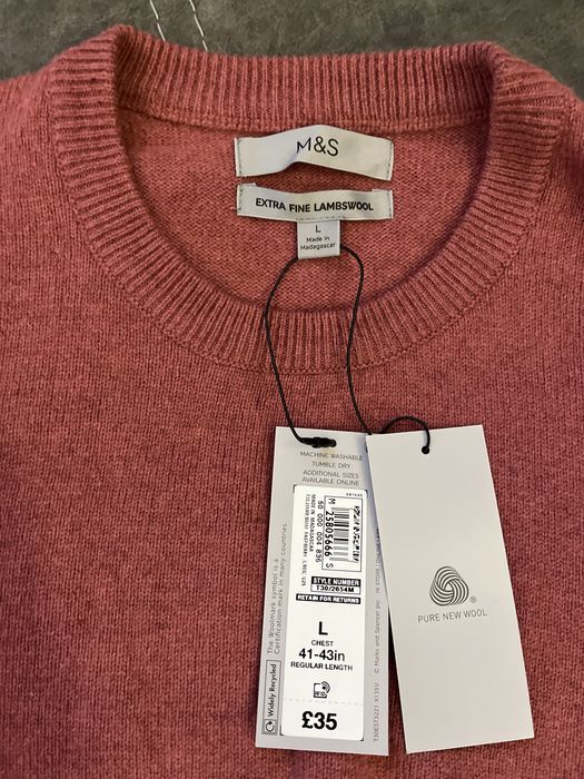 Джемпер Marks&Spenser шерстяний, р. L