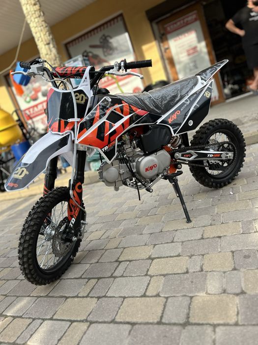 Дитячий пітбайк Kayo TT110, 125, 140 є в наявност,Безкоштовна доставка