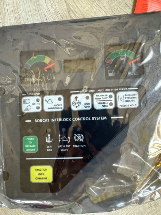 Bobcat s130 плата управления пульт