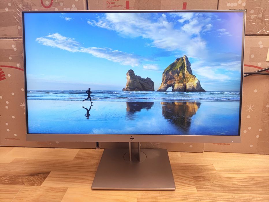Монітор HP E243 -- 24" дюйми -- FullHD 1920х1080 -- якісний IPS -- матовий антиблік -- HDMI, DP, VGA -- стан ІДЕАЛ як новий -- 23 шт, є ГУРТ