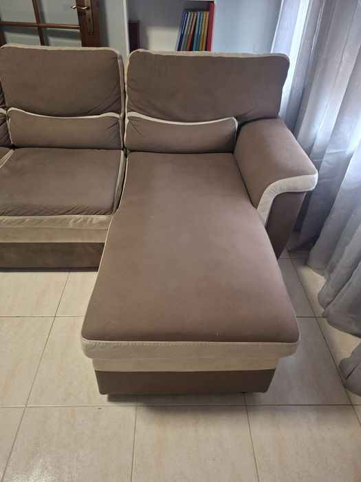 Vendo sofá chaise-long