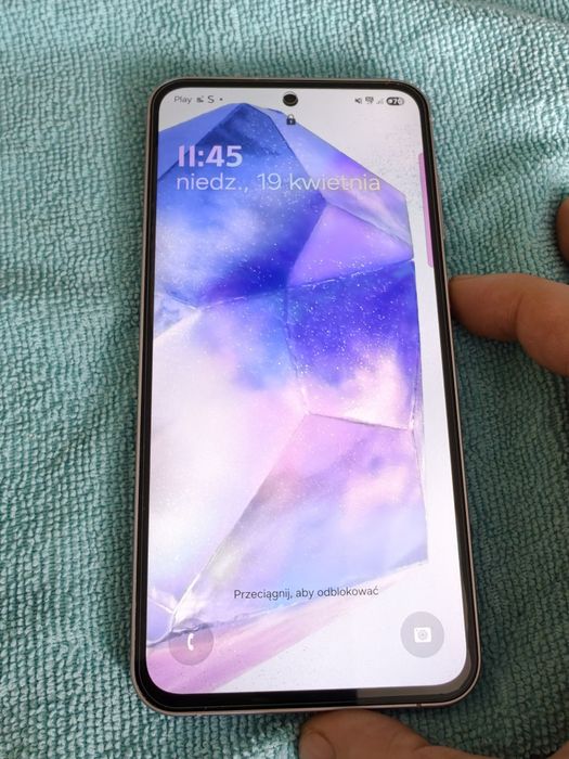 Samsung A55 różowy