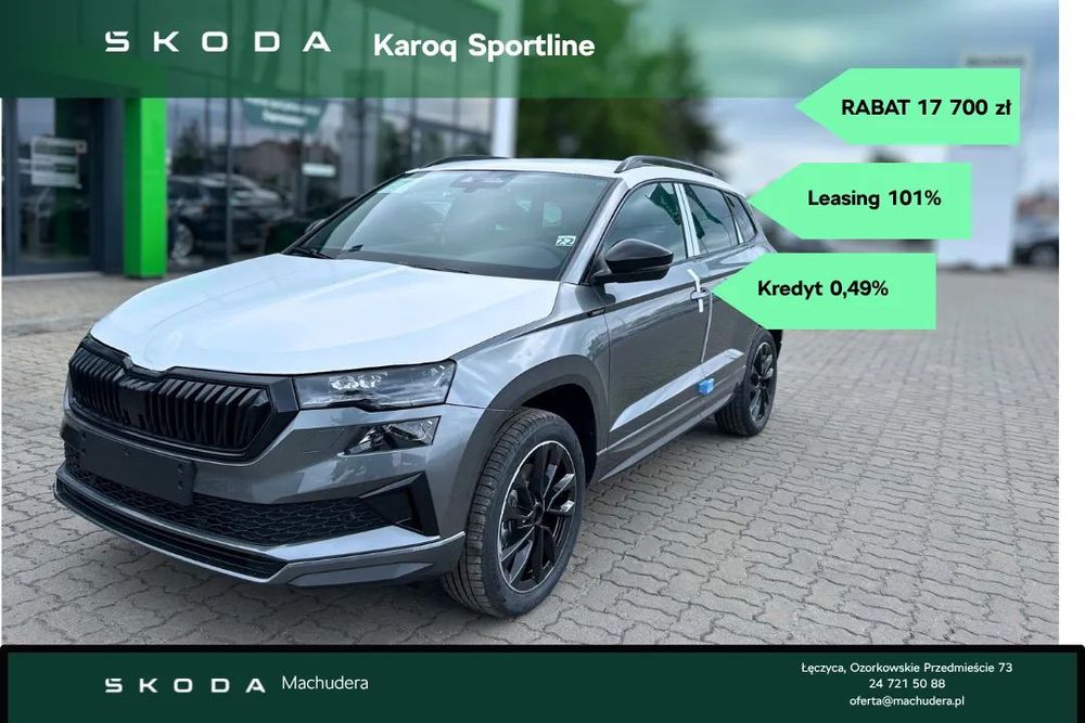 Skoda Karoq Sportline 1.5 TSI 150 KM Rabat 17 700 zł