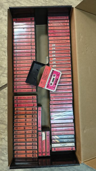 Polskie kasety magnetofonowe stare stilon