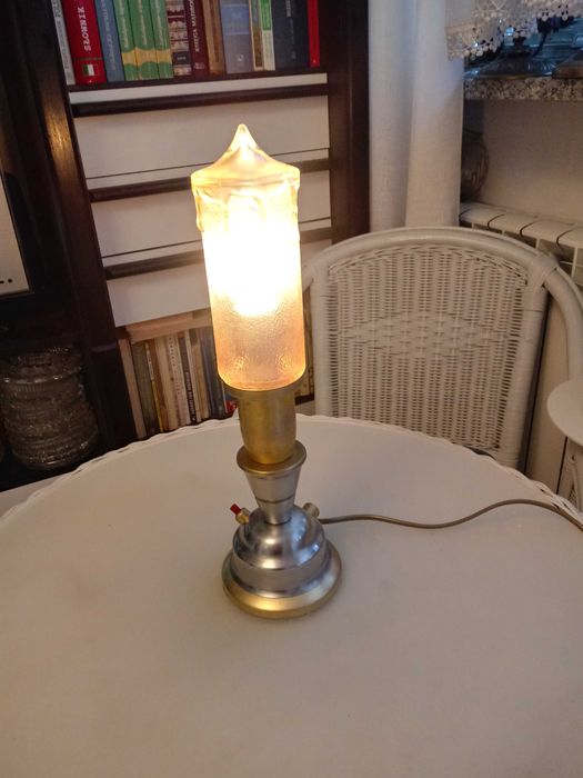 Lampy stołowe, szkło i ceramika + metal (darmowa wysyłka)