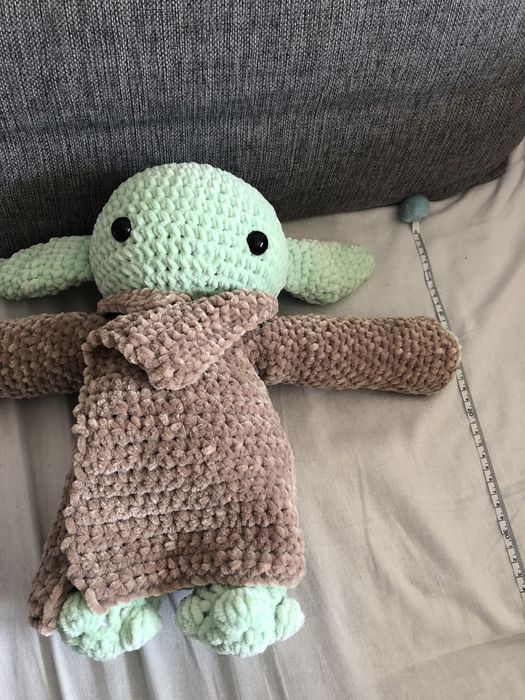 Pluszowy Grogu/Baby Yoda/Dziecko Yoda na szydełku