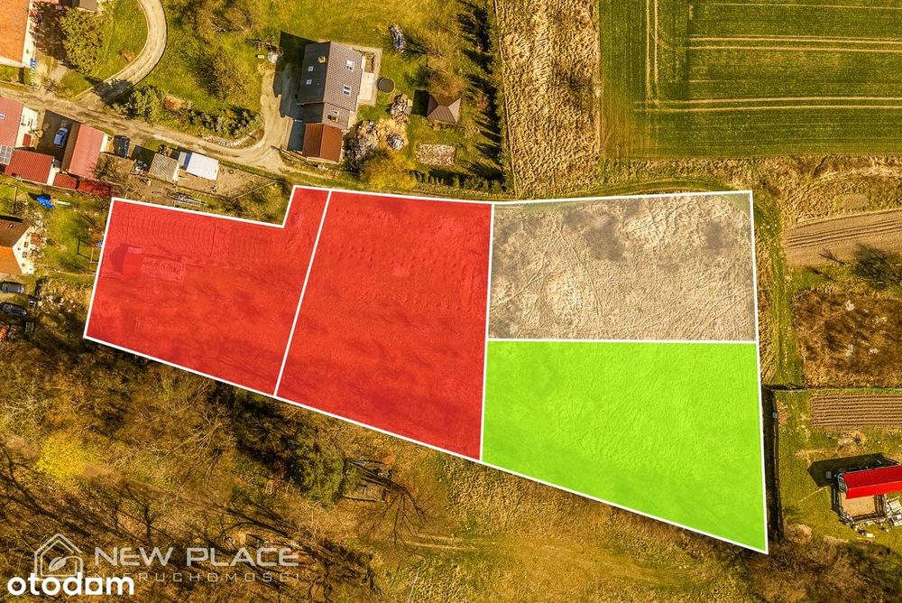Budowlana 1366 m², Mpzp, pod Środą Śl. 110zł/m2 - Więcej