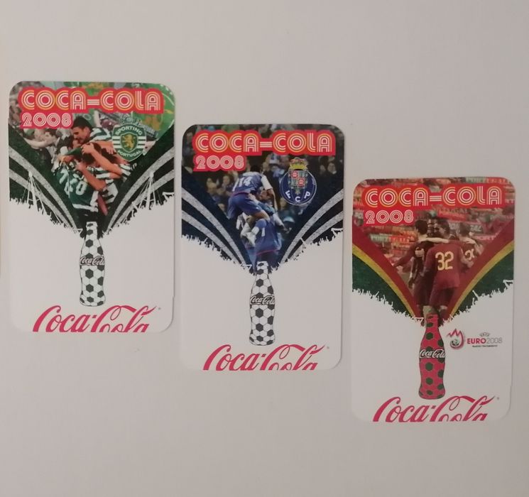Conjunto de 3 calendários da Coca-Cola, 2008