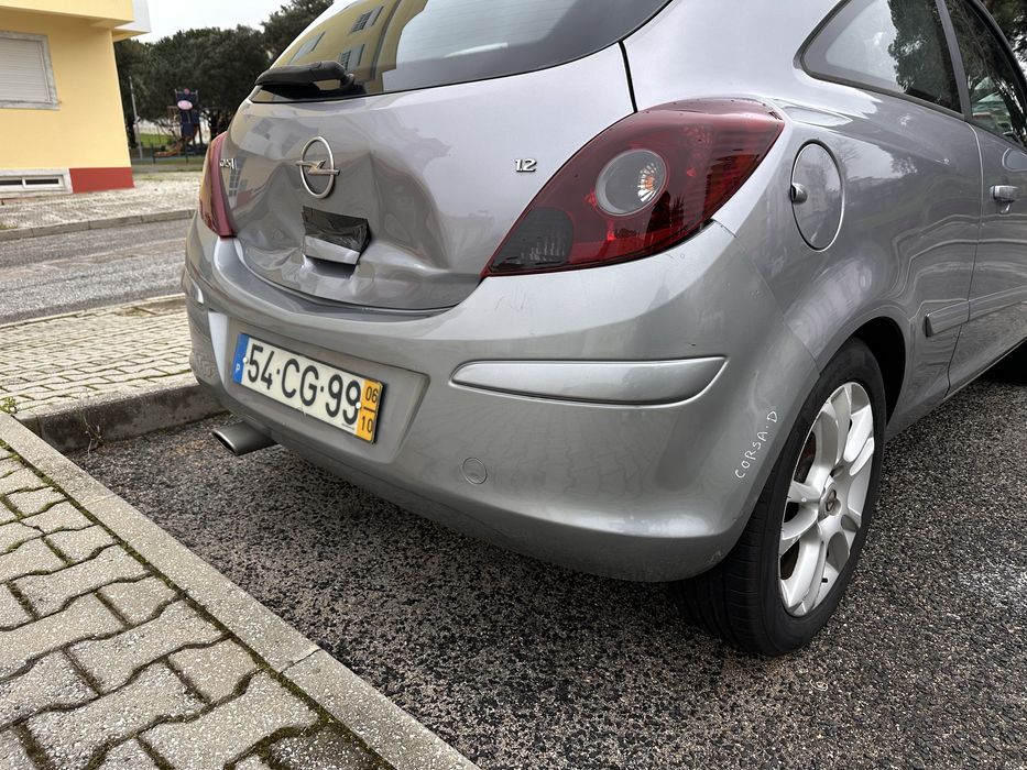 opel corsa d (S07) pára-choques traseiro