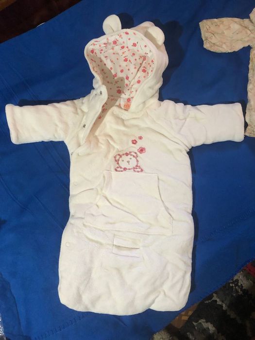 Конверт для новорожденной девочки с ушками