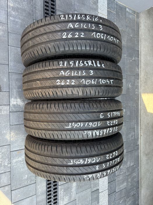 4szt opony 215/65r16C Michelin Agilis 3 jak NOWE Opony dostawcze