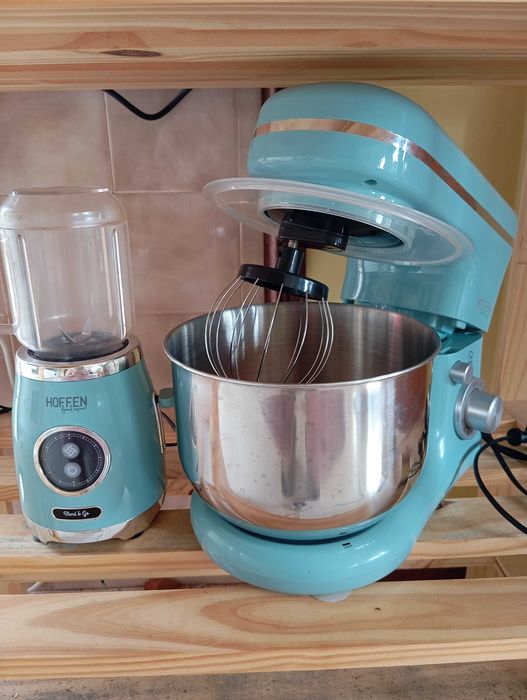 kit retrô batedeira planetária + blend HOFFEN