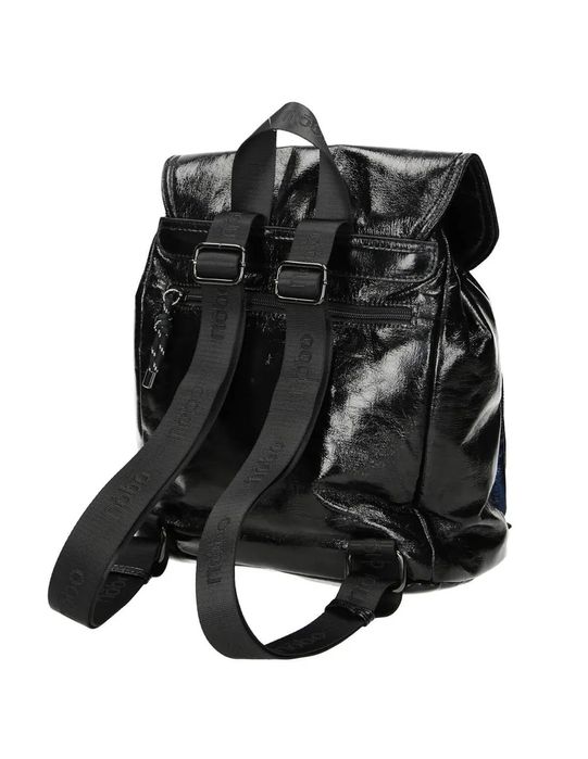 plecak nobo czarno-granatowy z połyskiem