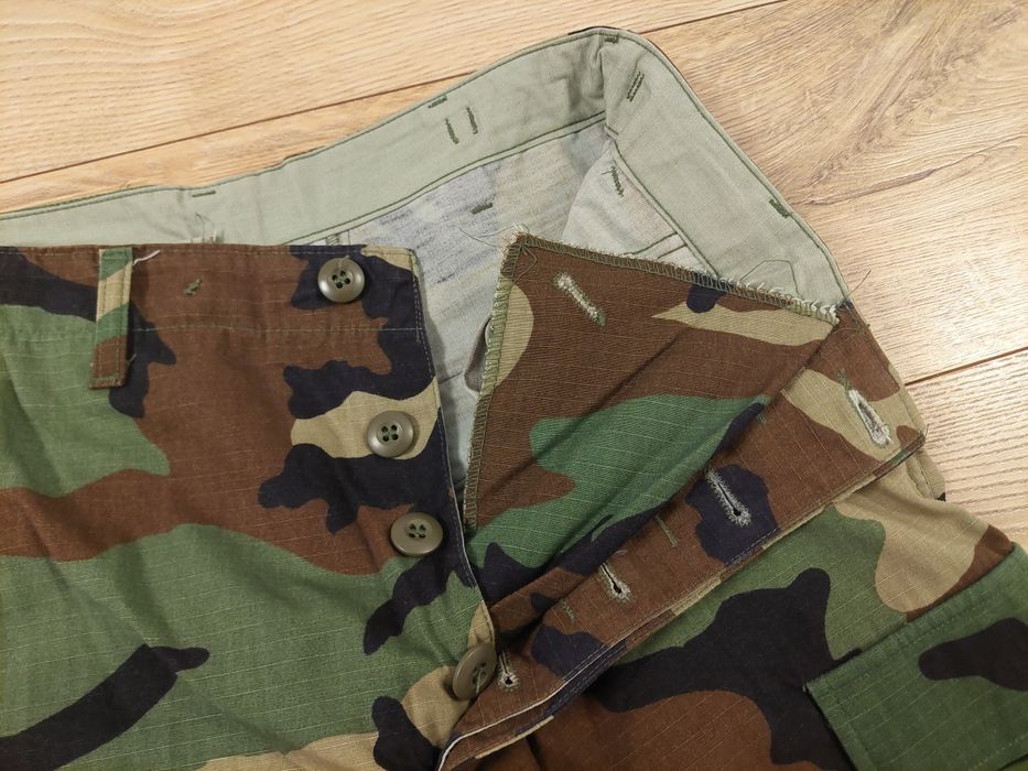 Mundur BDU US Army woodland SS small short bluza + spodnie ripstop