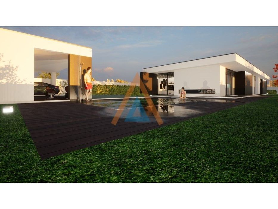 Terreno com Projeto para 3 Moradias Térreas em Ovar.