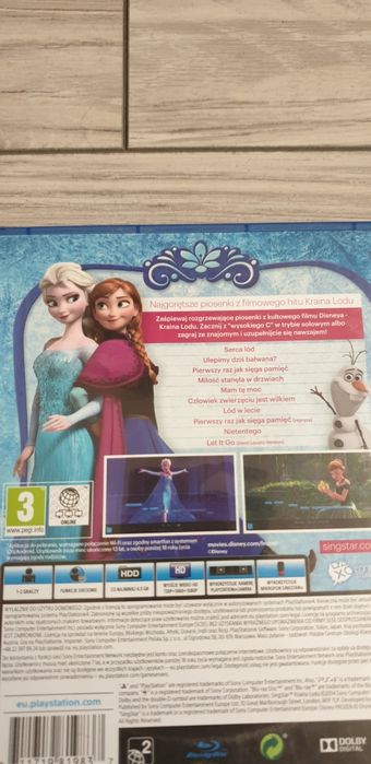 Kraina lodu i 2 mikrofony ps4