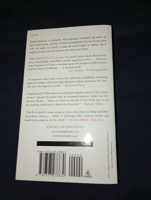 American Psycho - Bret Easton Ellis