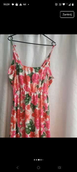 Boohoo sukienka letnia kwiaty 52 24