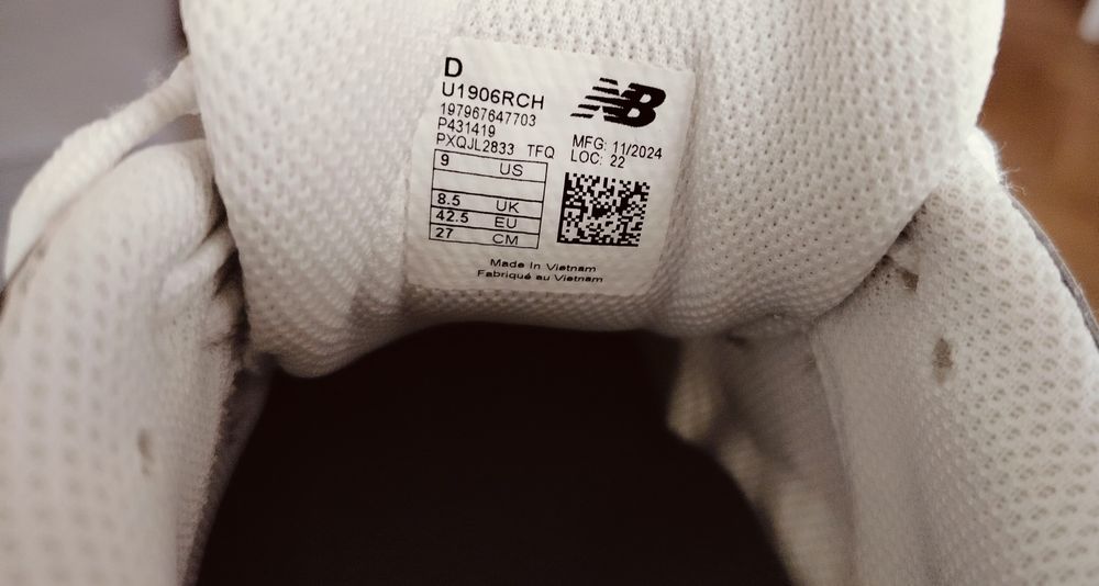 Buty New Balance U1906UCH nowe 42,5