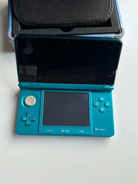 Nintendo 3DS Turkusowy + etui piękny