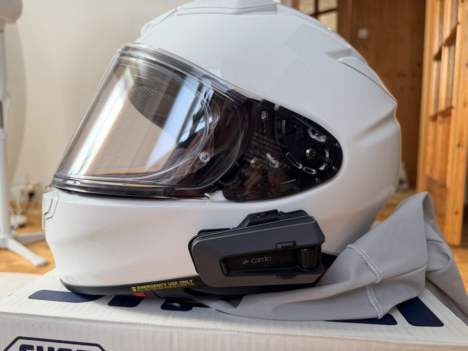 Kask Shoei NXR2 biały xs z intercom