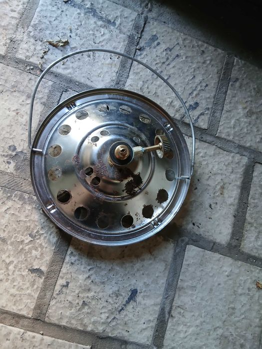 Grelha e lanterna para garrafas de gás camping