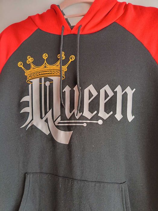 Bluza czarno-czerwona Queen