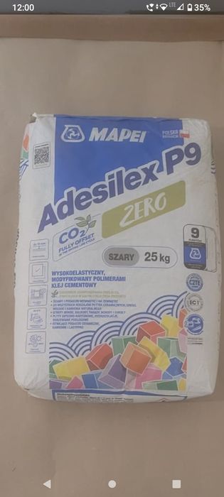 Klej do płytek "Mapei P9" elastyczny - 4 worki.