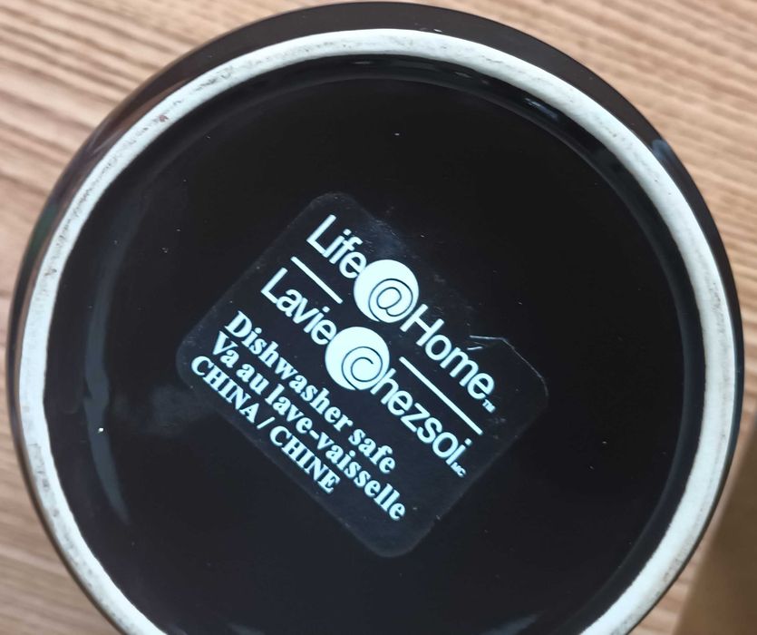 Frasco de cozinha preto