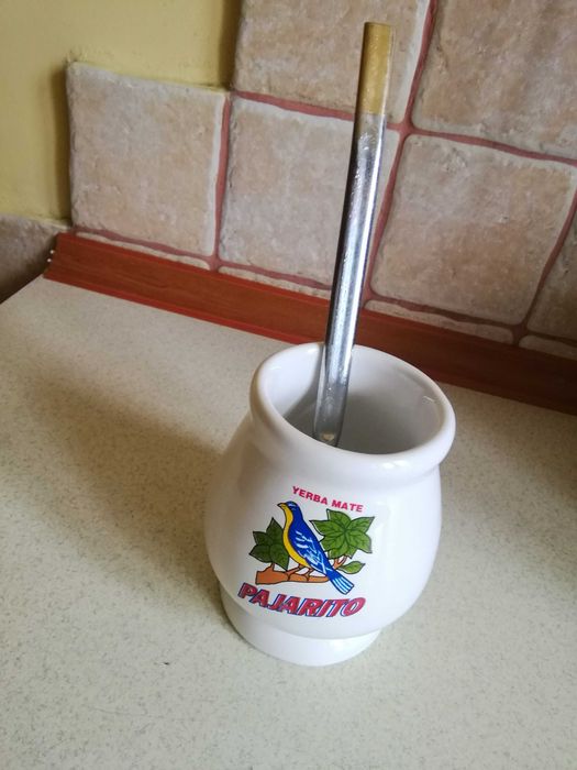 Zestaw Yerba Mate Pajarito matero i bombilla, Ipale Dominikana.
