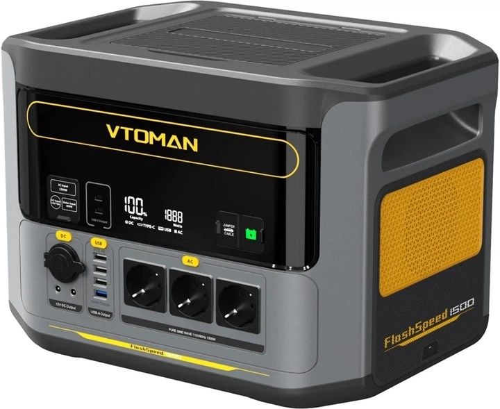 Зарядна станція Vtoman FlashSpeed 1500 PB-58 / 1500 Вт / 1548 Вт⋅год /