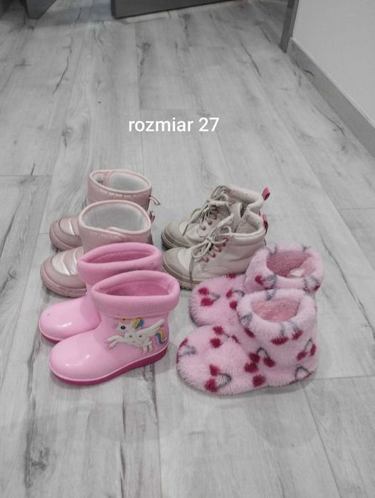 Sprzedam buty dla dziewczynki od rozmiaru 21 do 27