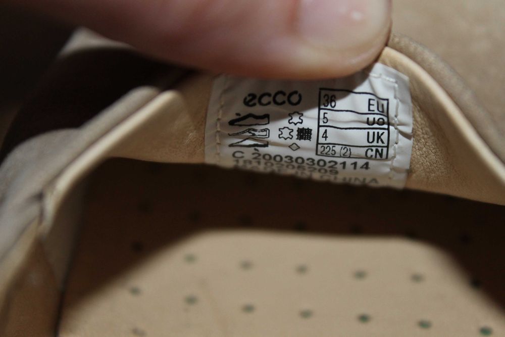 Шкіряні напівчеревики, сліпони Ecco Crepetray 36 розмір