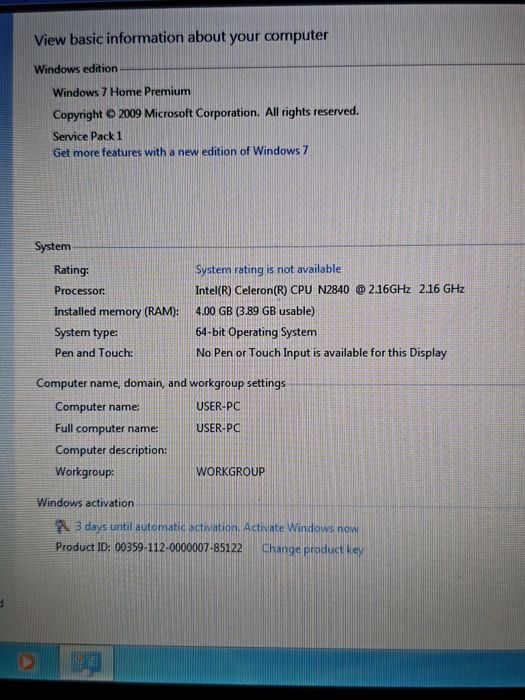 ASUS F553M Windows 7
