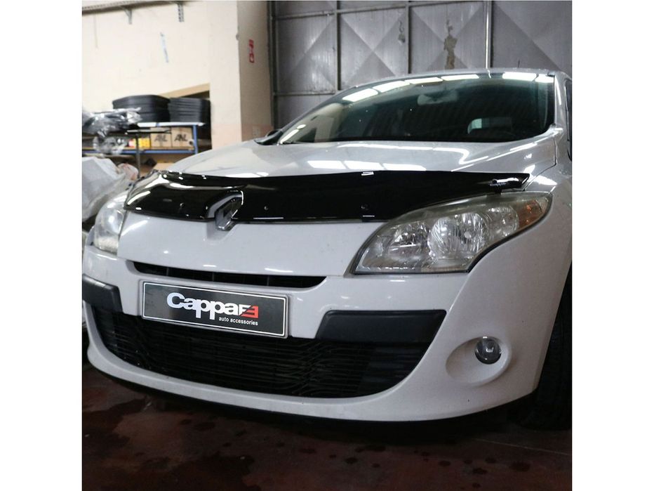 Renault Megane 3 2009-2013 Дефлектор капота EuroCap