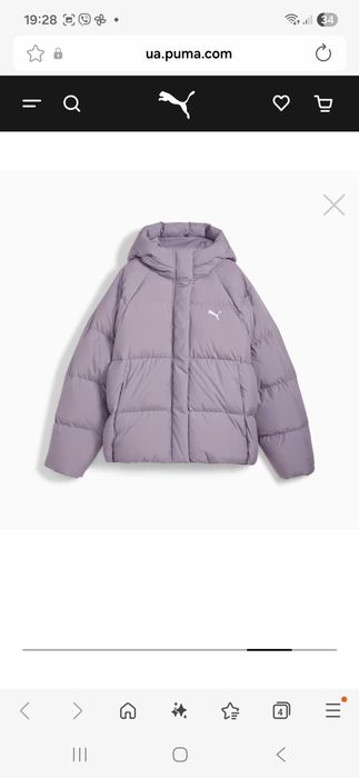 Продам пуховик Puma