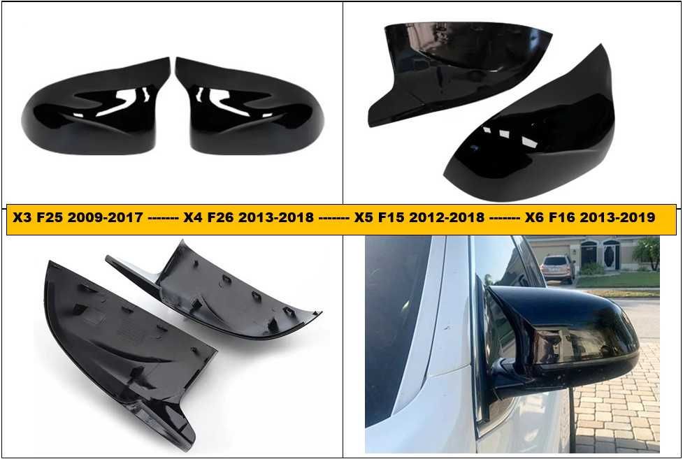 Grelhas frontais preto brilhante dupla barra BMW série X5 F15 X6 F16
