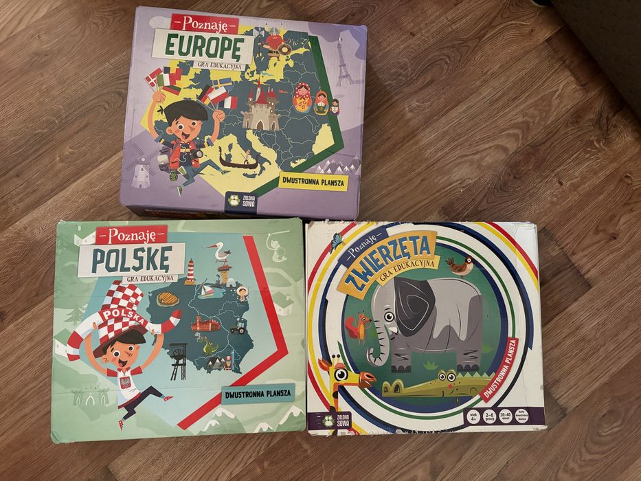 Gry poznaję polskę, europę, zwierzęta
