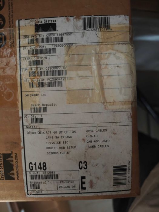 Router CISCO 3x827 e 1x877 Paga 1 leva 4