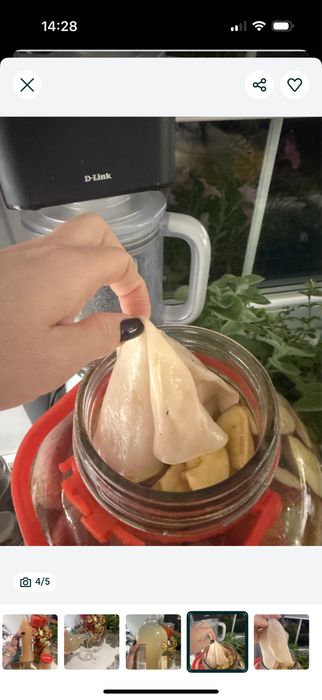 Ocet jabłkowy 1 l naturalny z matka octową