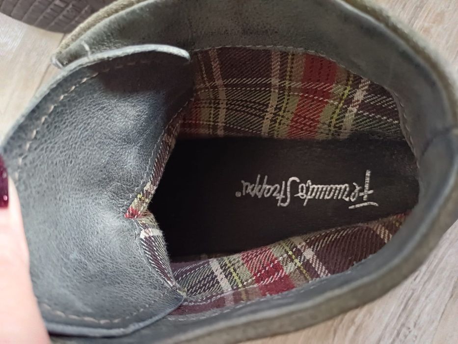 Męskie skórzane trzewiki Fernando Strappa rozm 40.