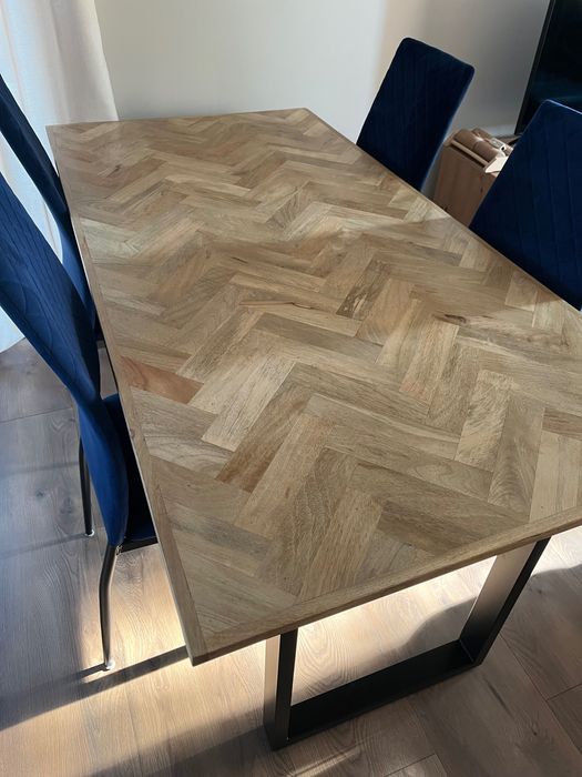 NOWY Stół z litego drewna mango